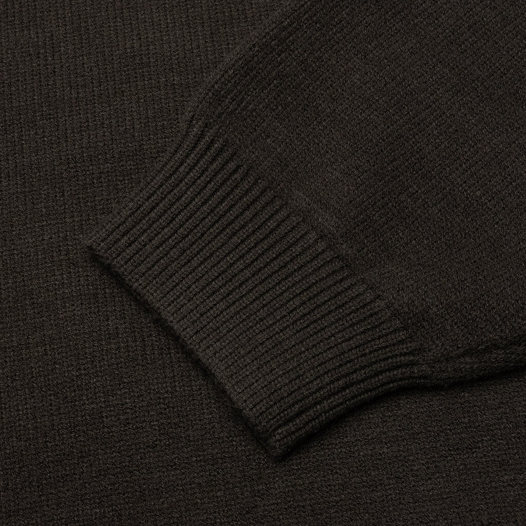 Knit Turtleneck Off Black