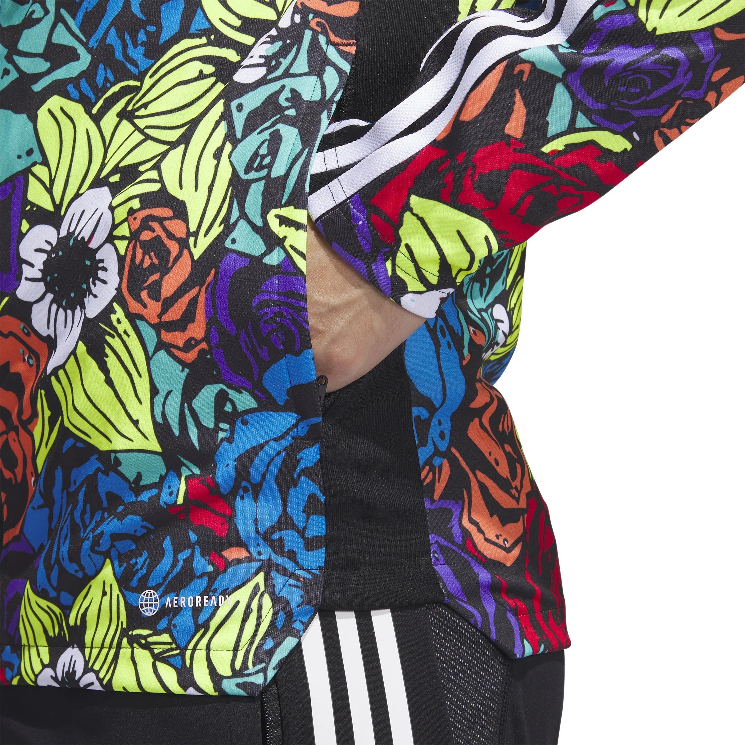 adidas Mens Atlanta United Tiro Track Jacket Unity Flower