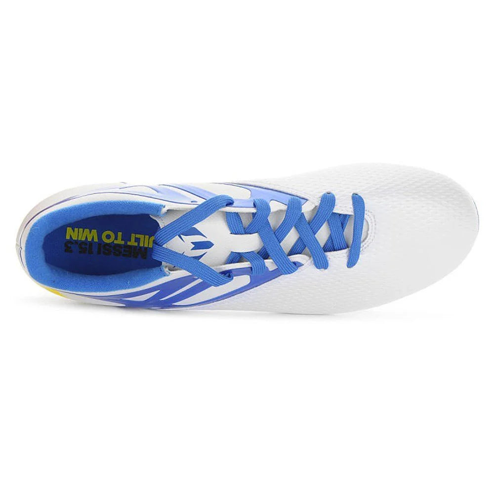 adidas Messi 153 FG AG White Blue Yellow