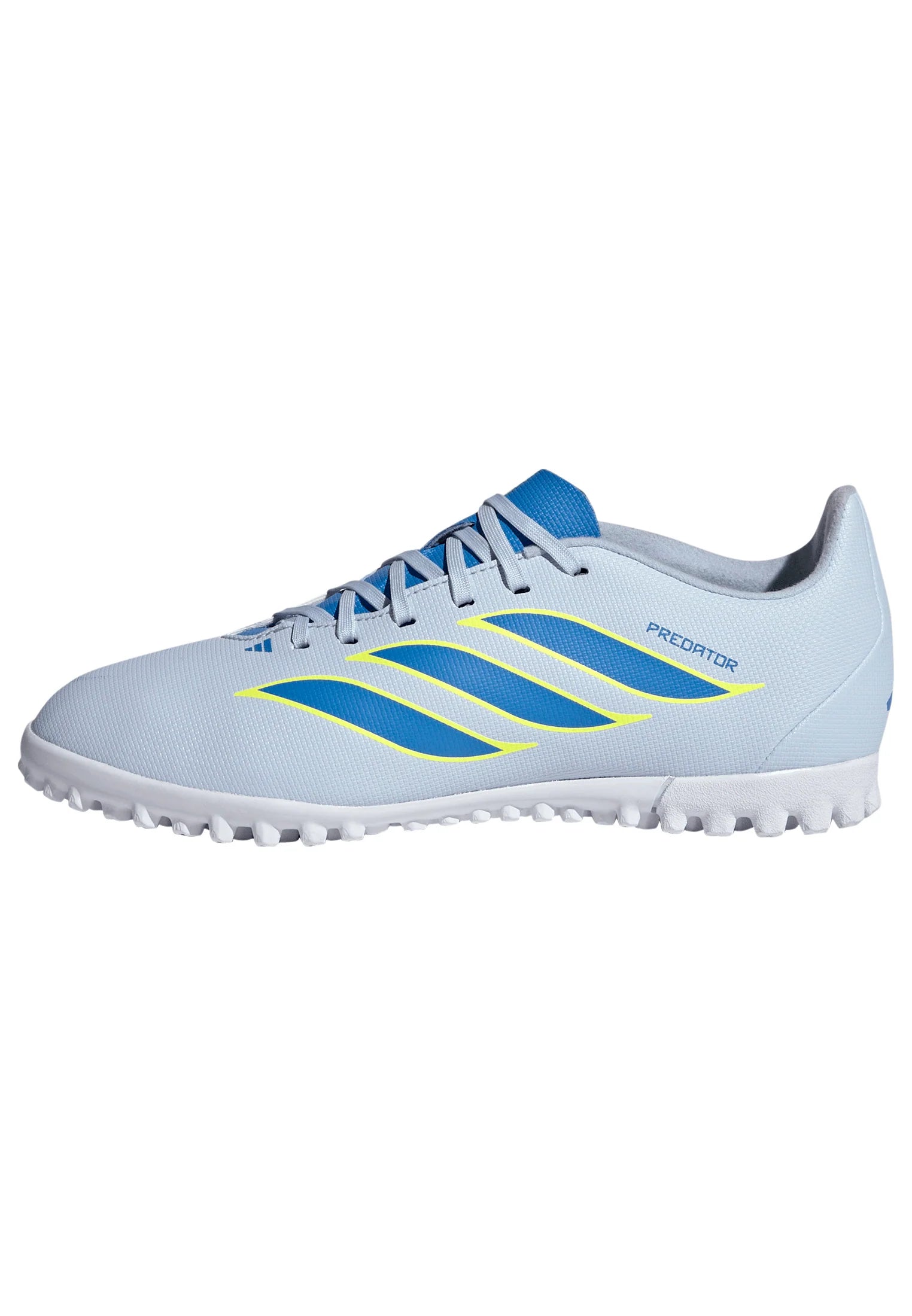adidas Predator Club TF Turf Youth Soccer Cleats Sky Blue Yellow