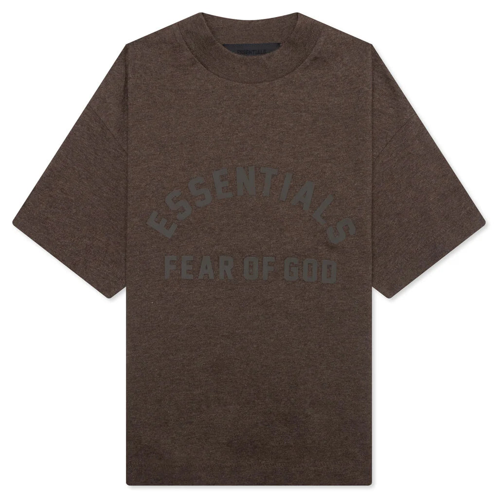 Essentials Kids S S Tee Heather Wood