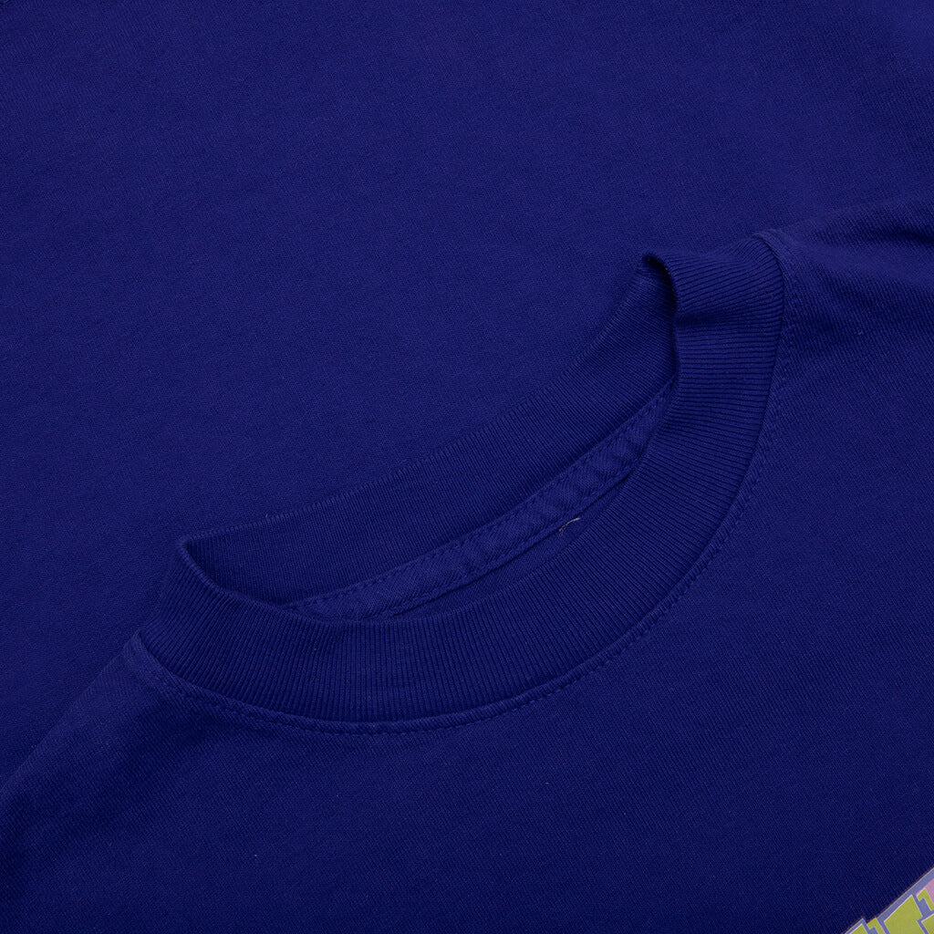 Kids Retro Tee Cobalt Blue