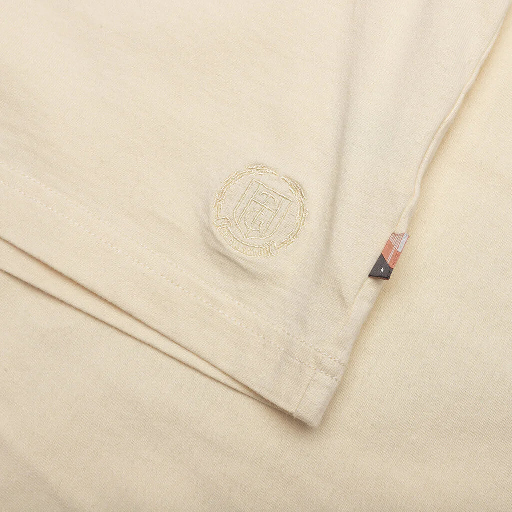 Crest Logo Box Tee Cream