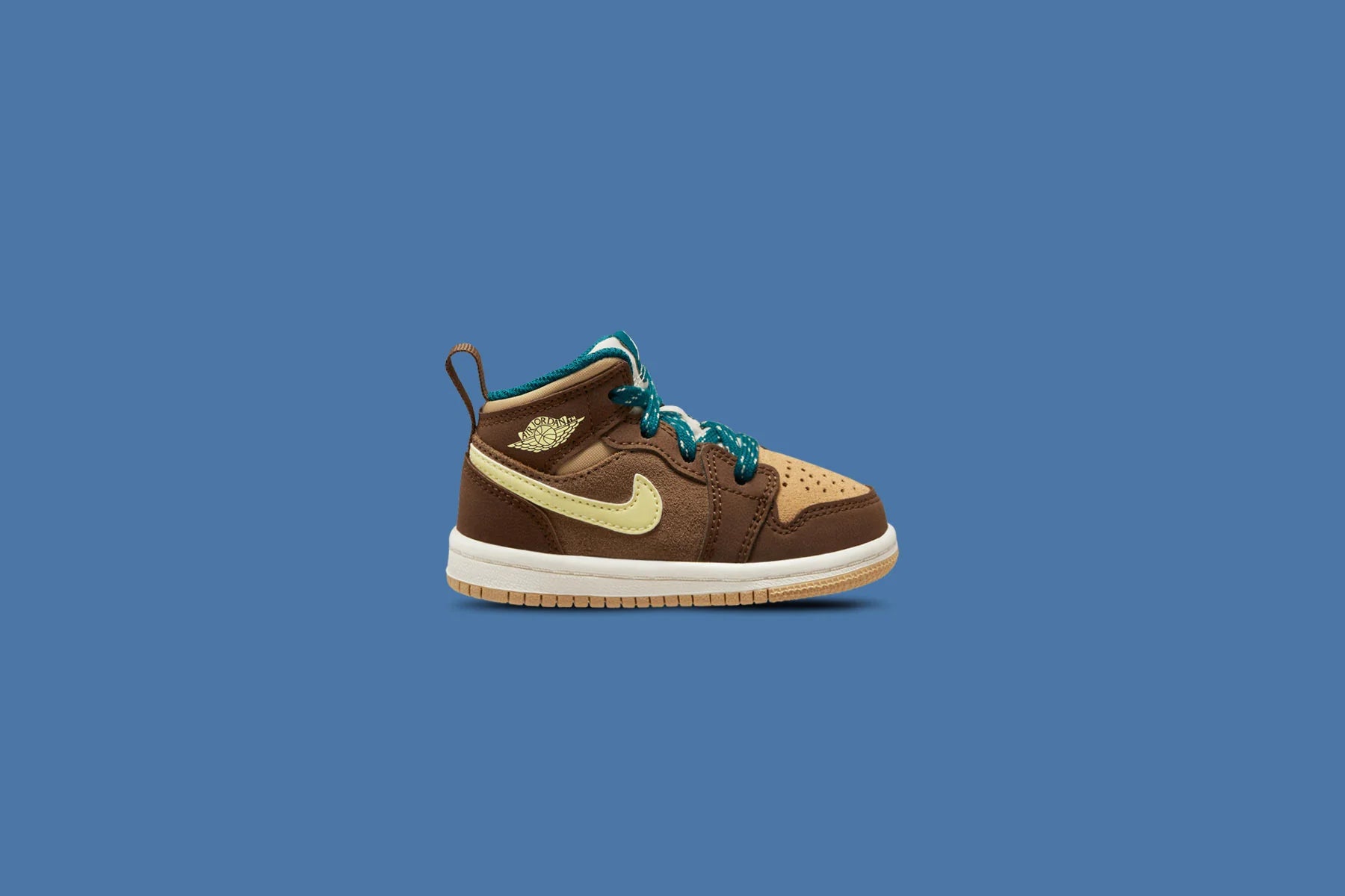 Air Jordan 1 Mid SE TD Cacao Wow Cacao Wow Luminous Green Ale Brown