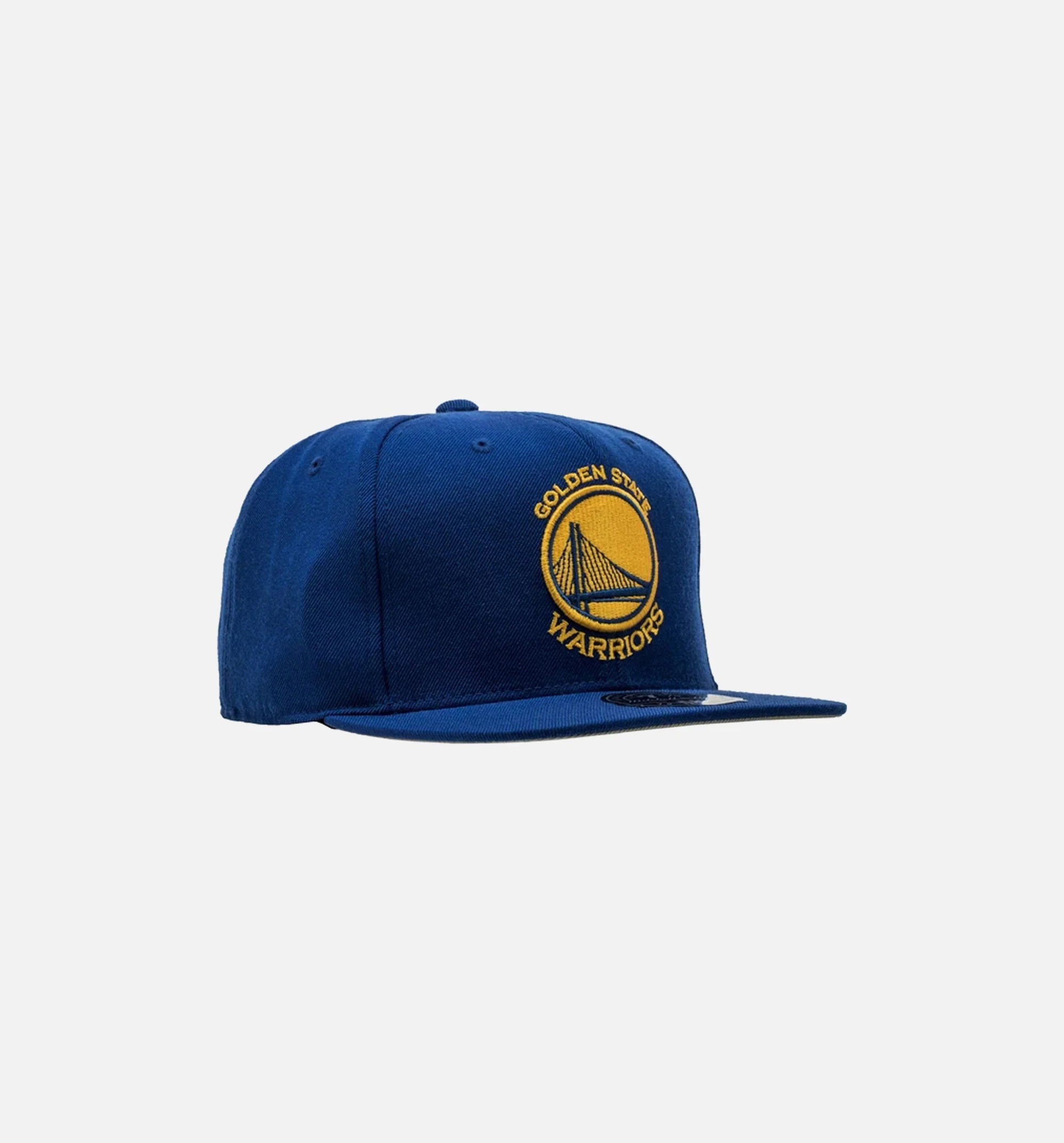 Golden State Warriors NBA High Crown Fitted Mens Royal Blue Yellow