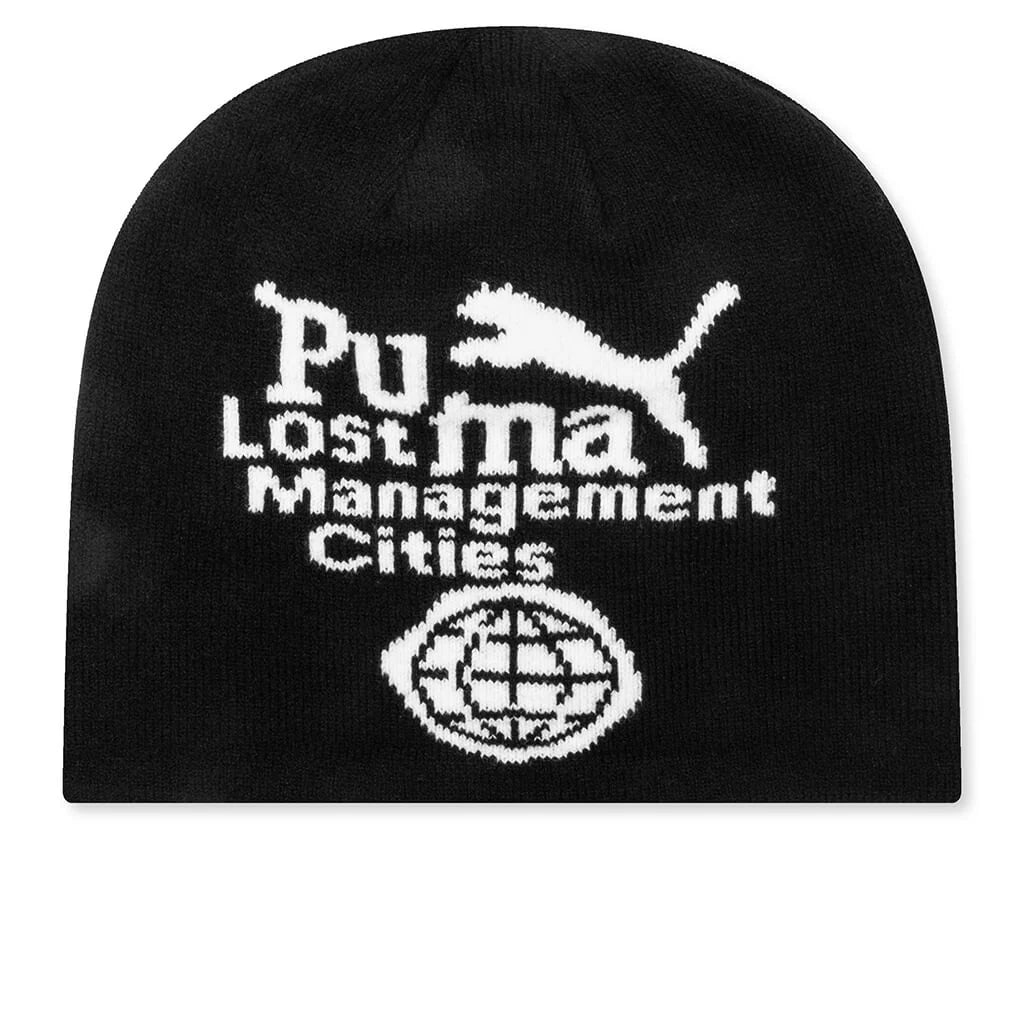 Puma x LMC Cuffless Beanie Black