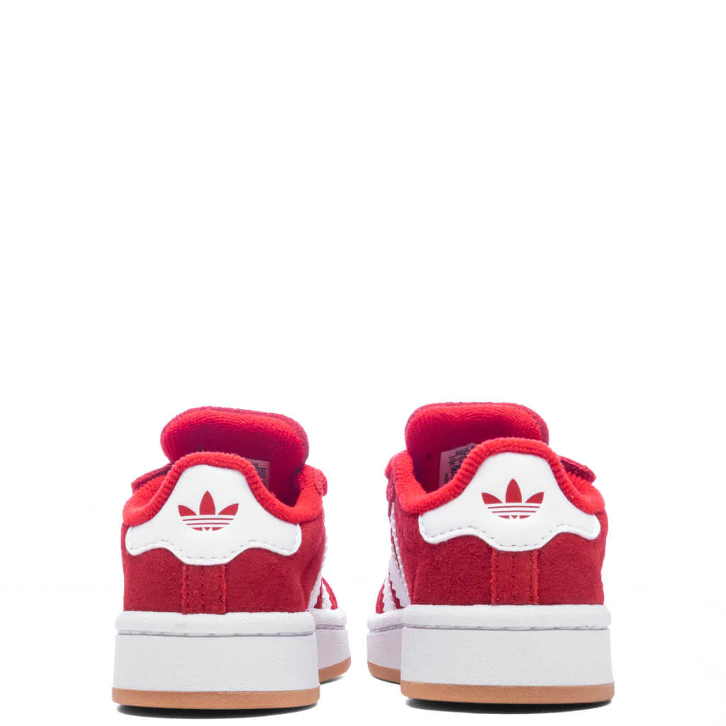 Toddlers Campus 00s Comfort Elastic Lace Better Scarlet Cloud White