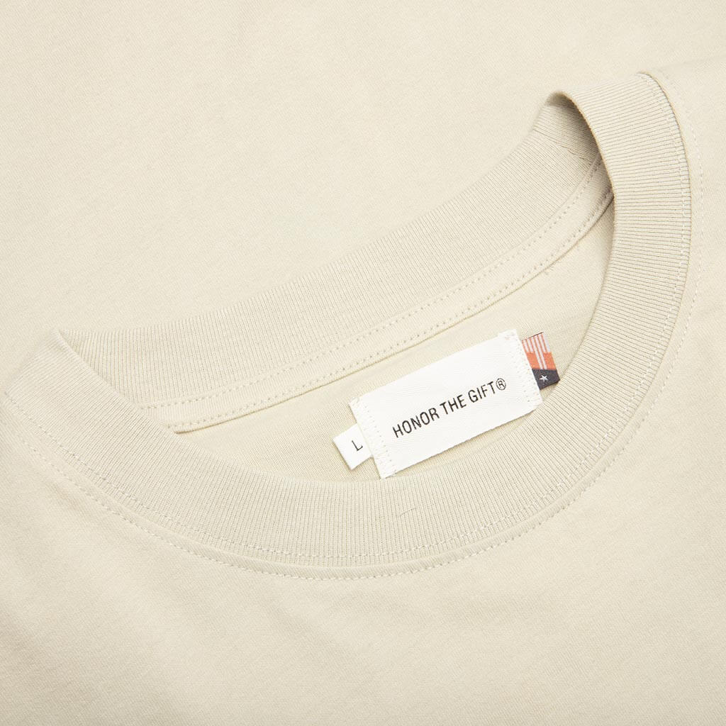 H Stamp Box Tee Bone