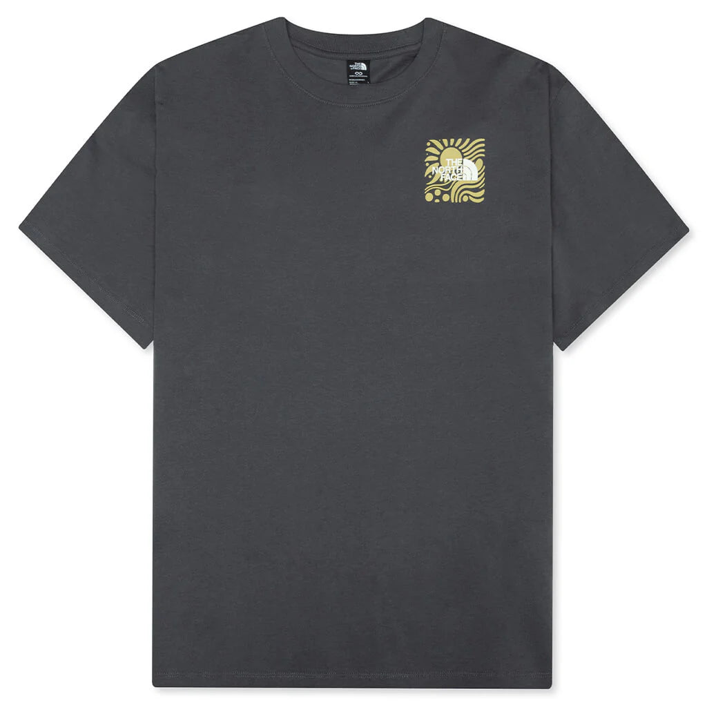 Sun Oversized S S Graphic Tee Anthracite Grey