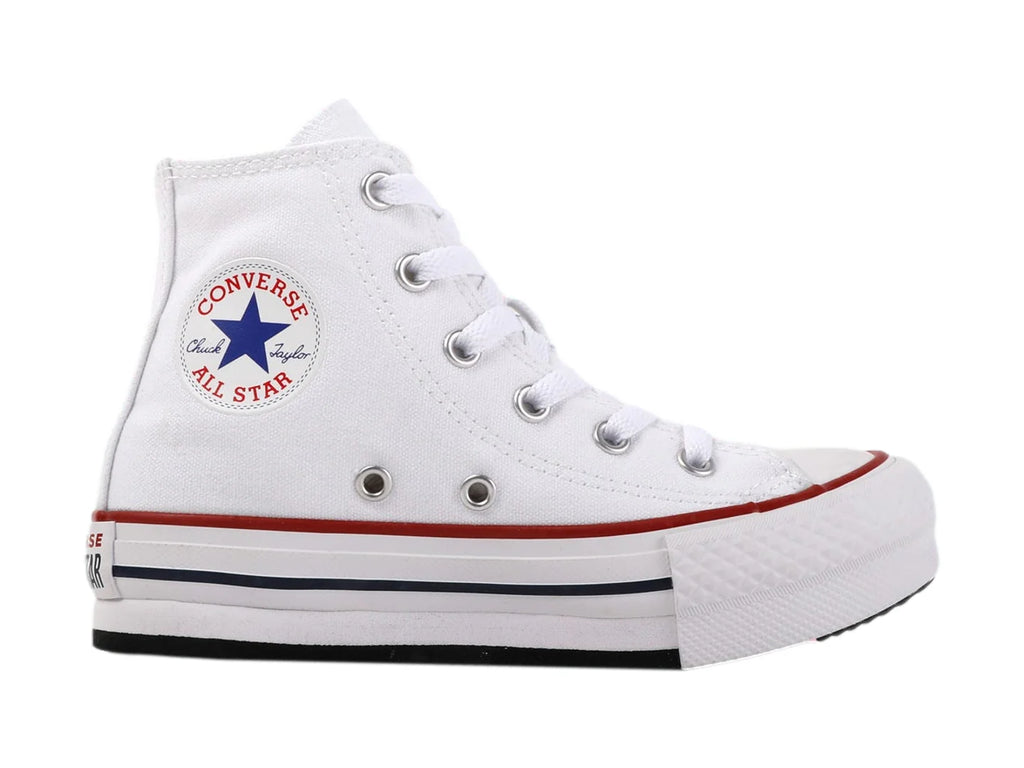 Tenis Converse Chuck Taylor All Star Eva Lift Blancos para Niño