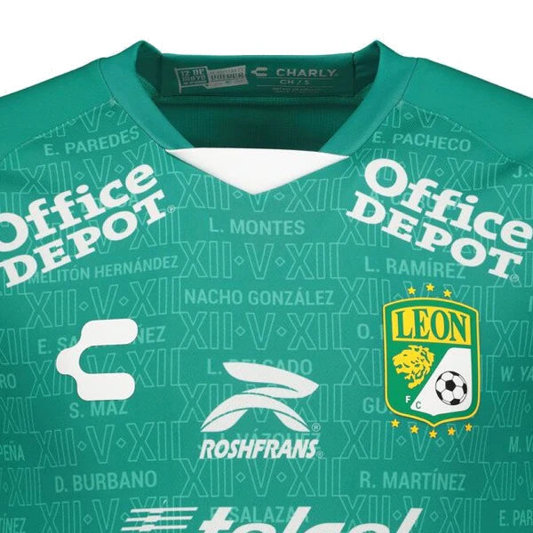 Charly Leon Home Jersey 22 Authentic Green