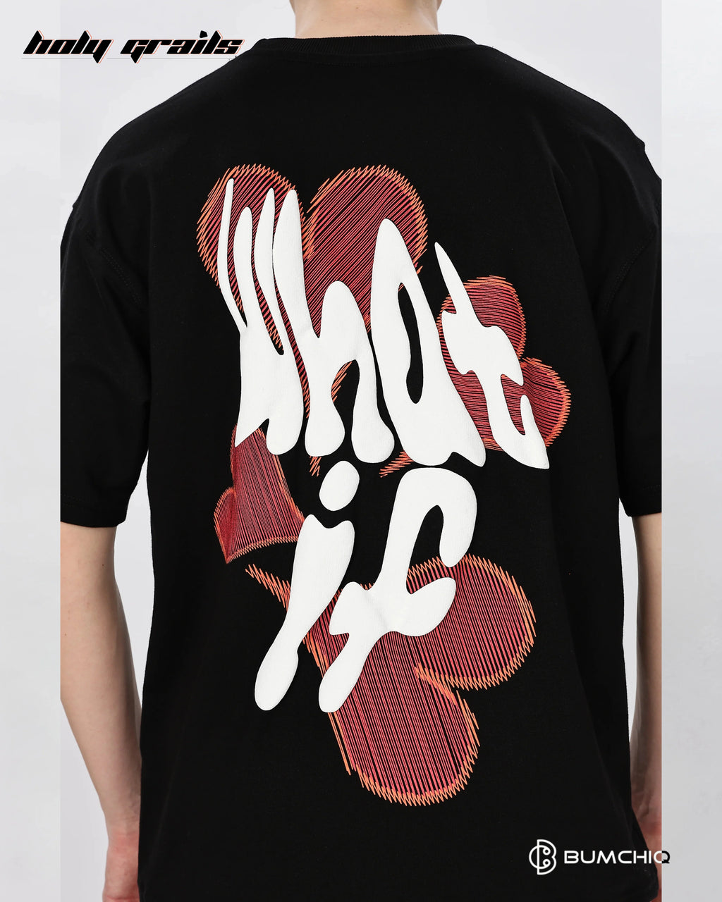 What If Black Oversize Tee HG x Bumchiq