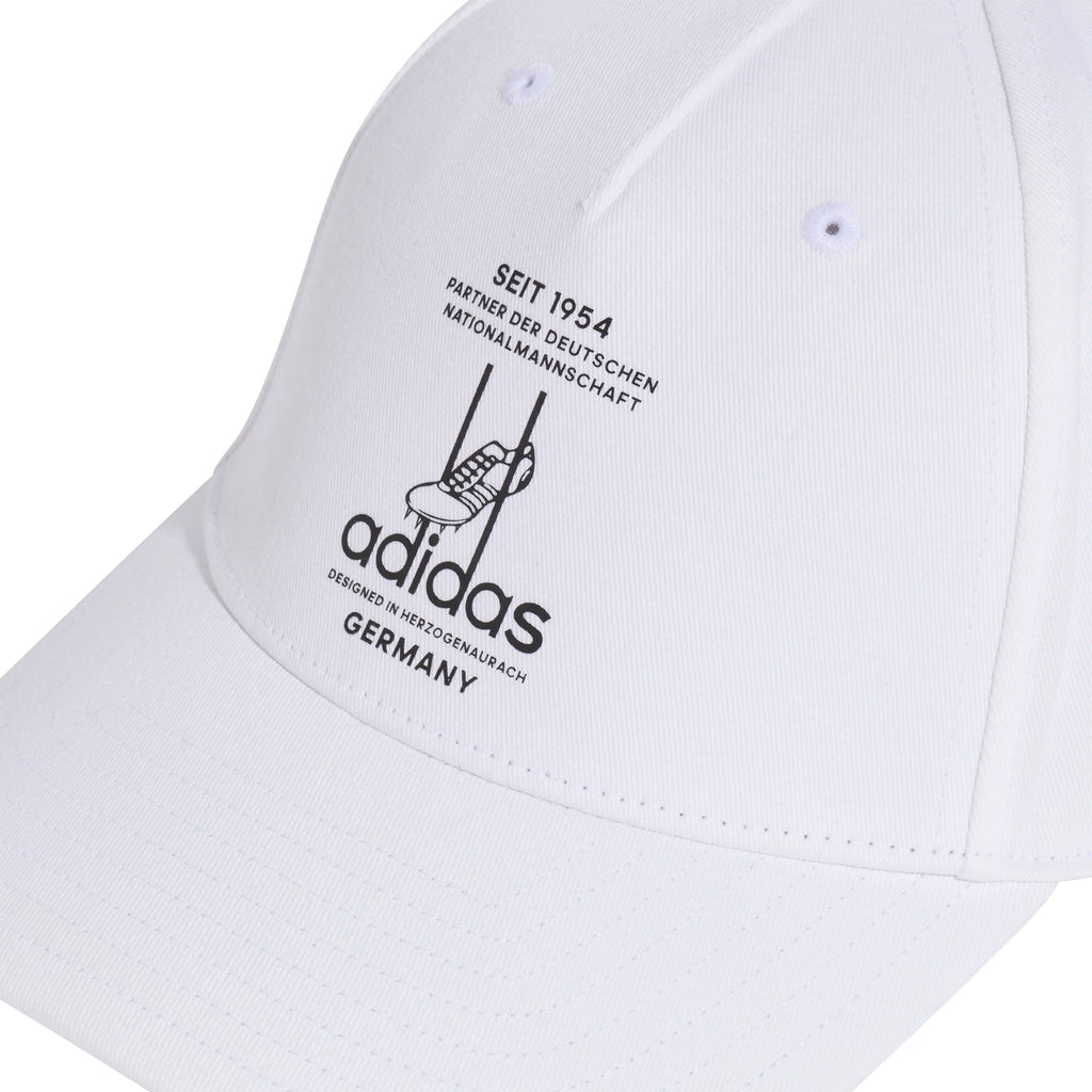 adidas Germany Baseball Soccer Cap White Black
