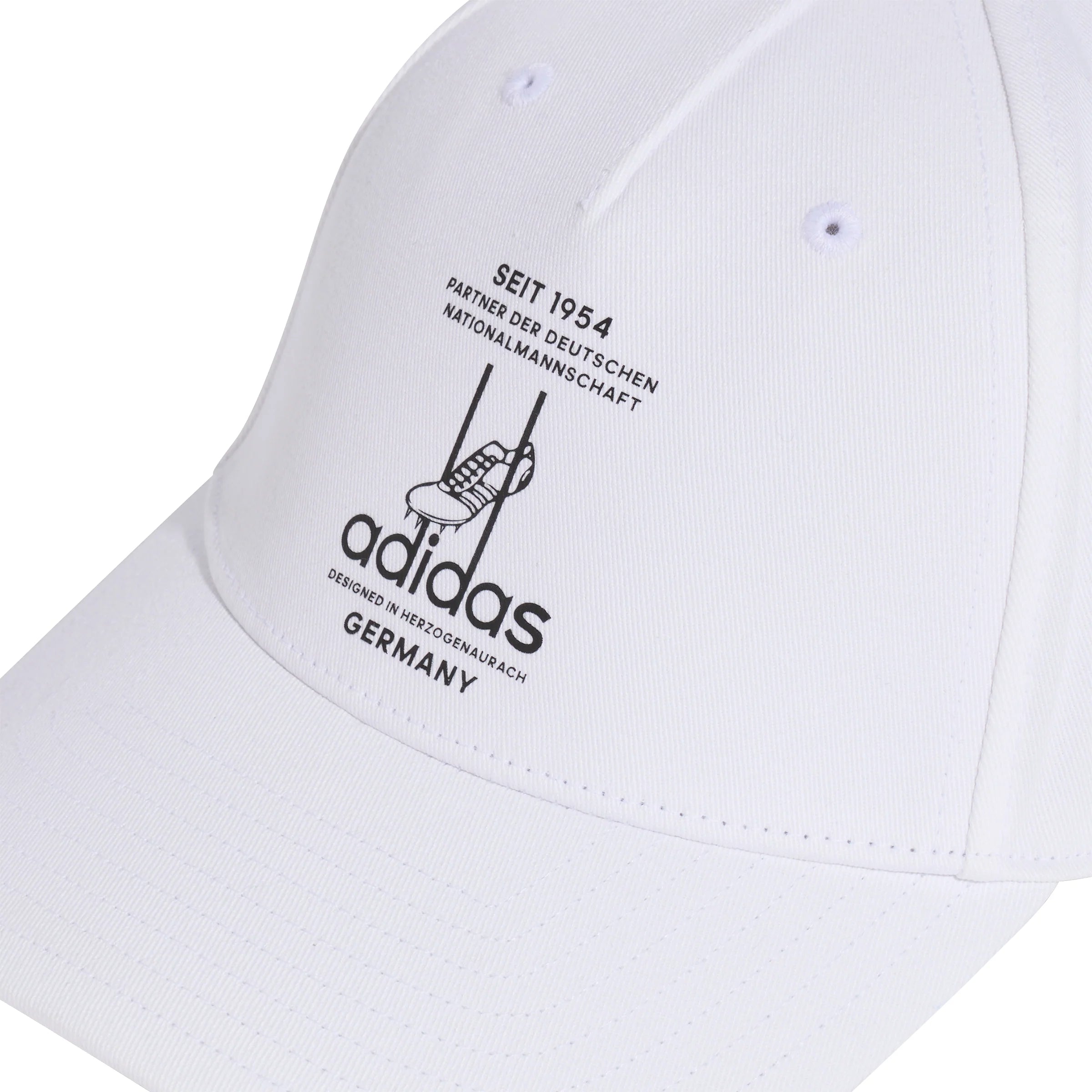 adidas Germany Baseball Soccer Cap White Black