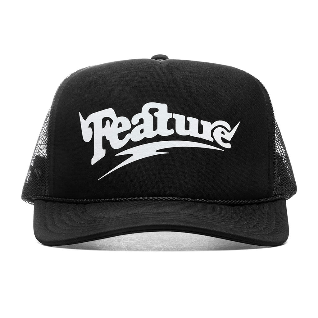 Spike Trucker Hat V2 Black White