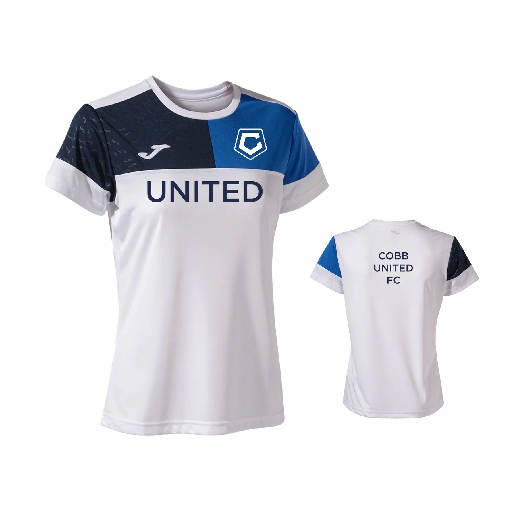 Cobb United FC Womens Joma Crew Short Sleeve T Shirt