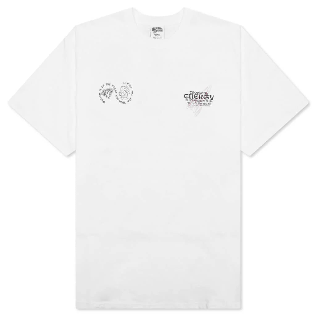 BB Energy S S Tee Bleach White