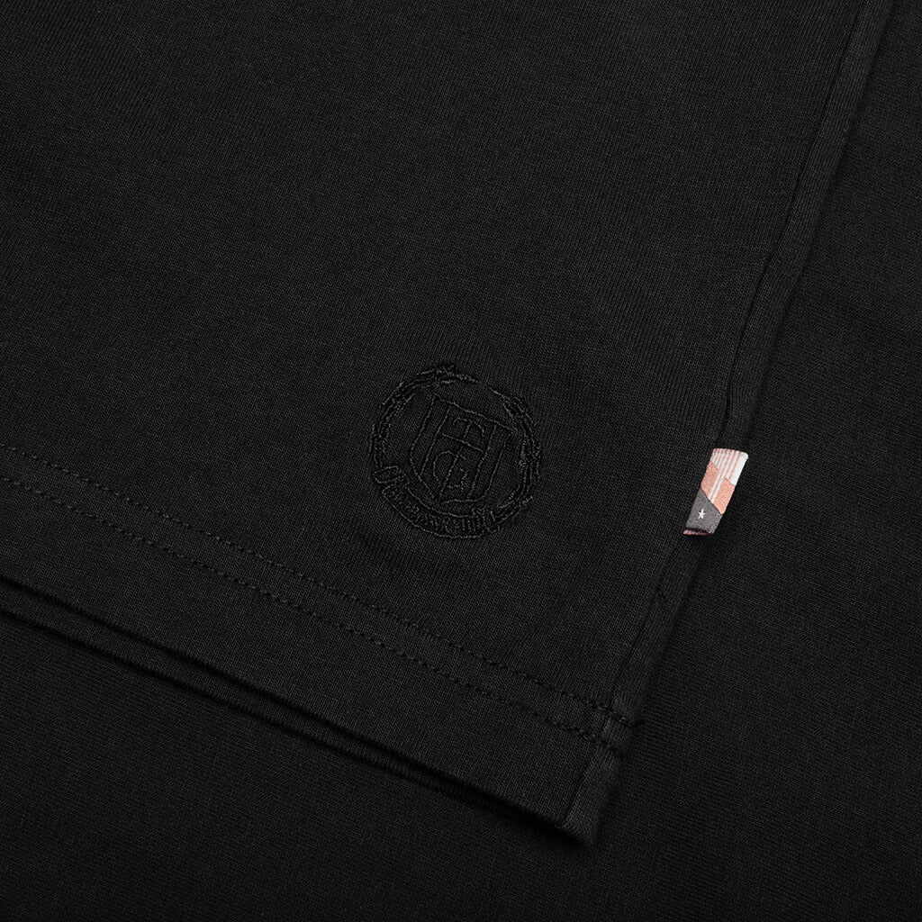 Crest Logo Box Tee Black