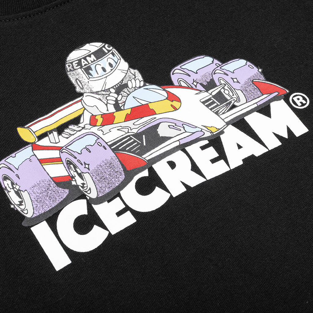 Kids Kart S S Tee Black