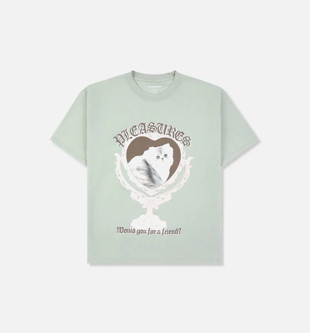 Mirror Tee Mens Short Sleeve Shirt Desert Green