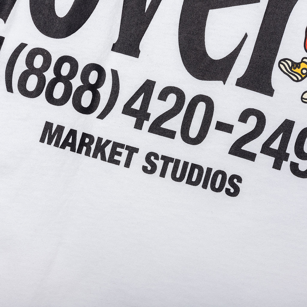 Call Your Lover T Shirt White