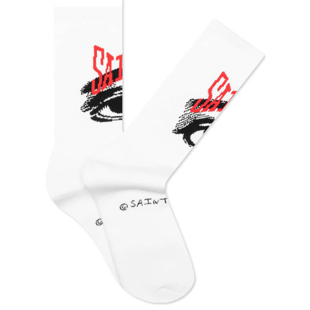 Eye Socks White