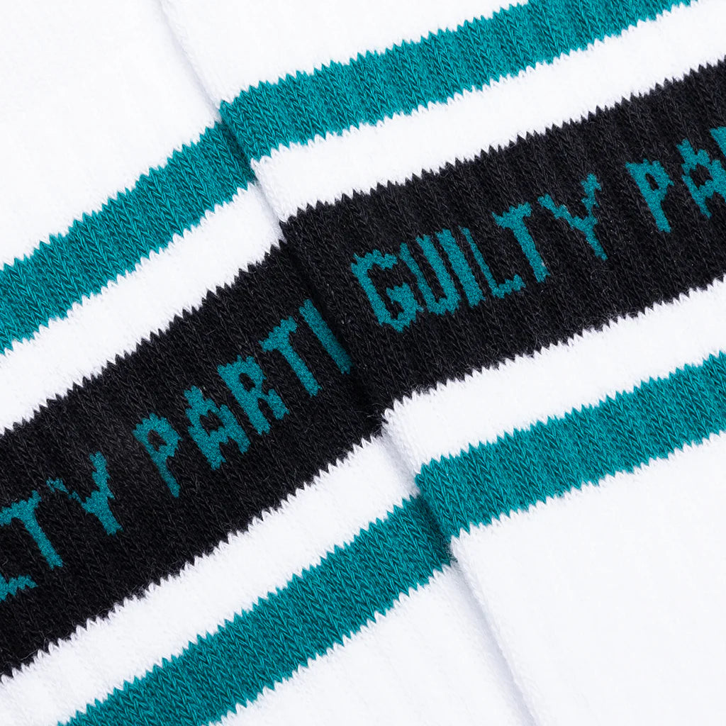Skater Socks Type 2 White Green