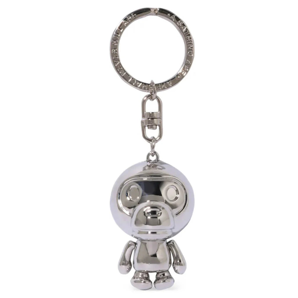 Baby Milo Keychain Silver