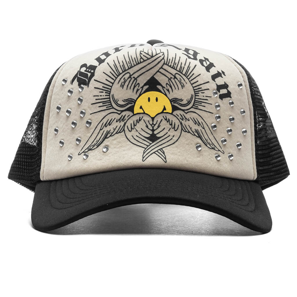 Smiley Born Again Trucker Hat Multi