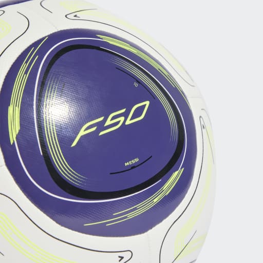 adidas Messi Training Ball White Blue Yellow