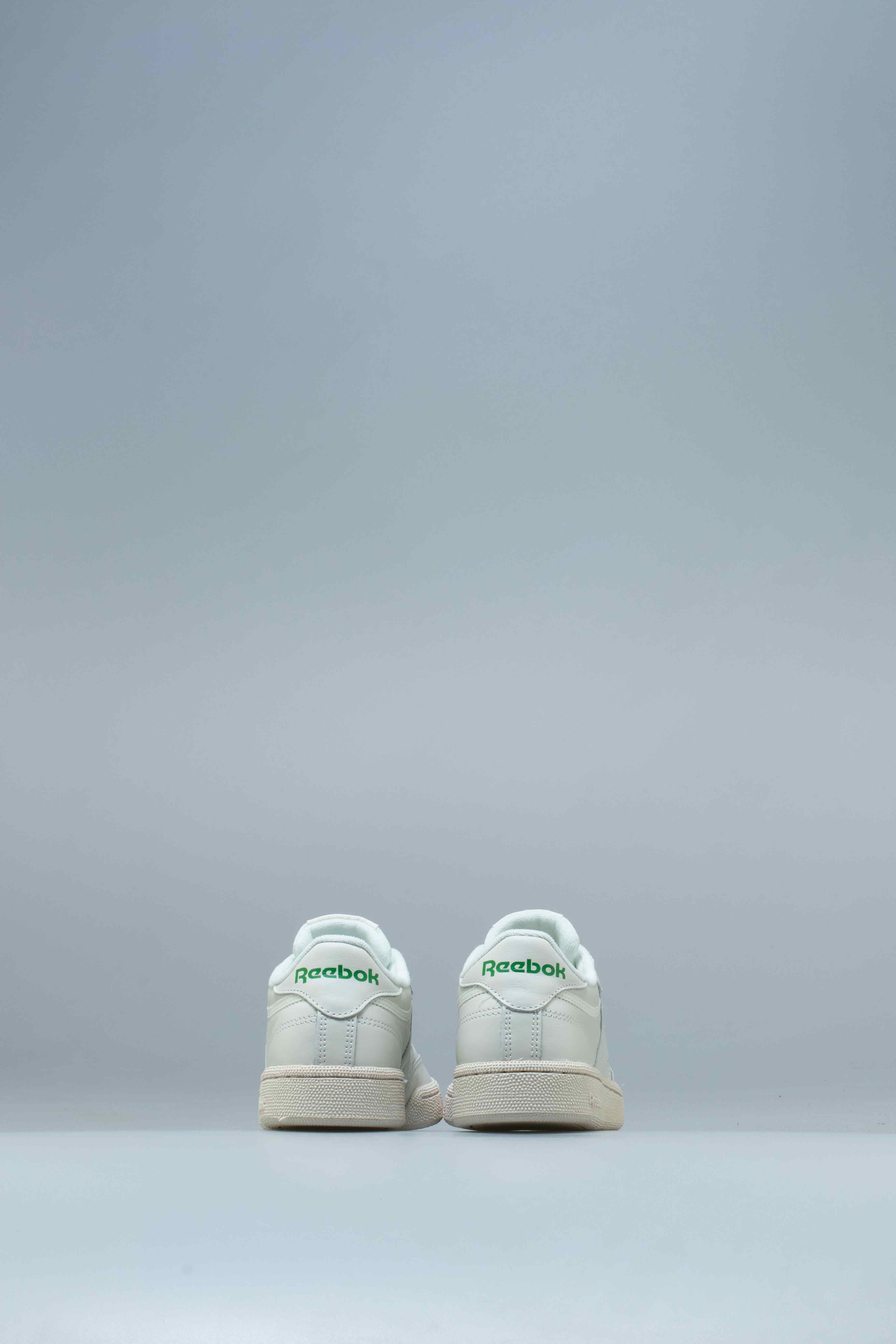 Club C 85 Vintage Womens Lifestyle Shoe Chalk White Green
