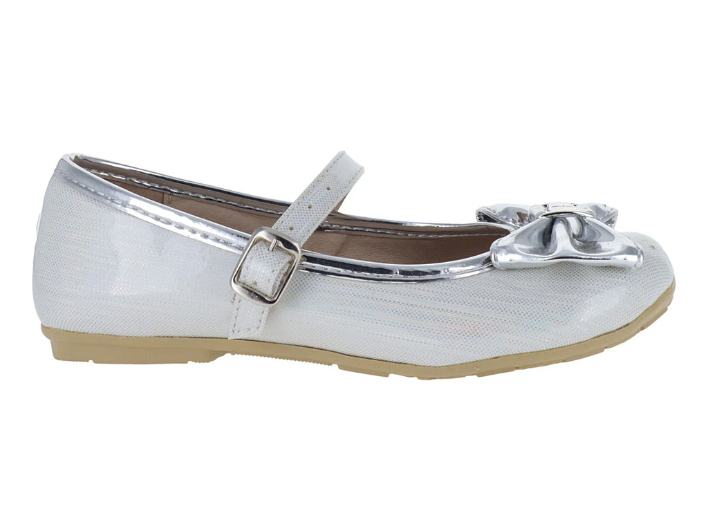 Zapatos SARELE para Niña en Charol Plata