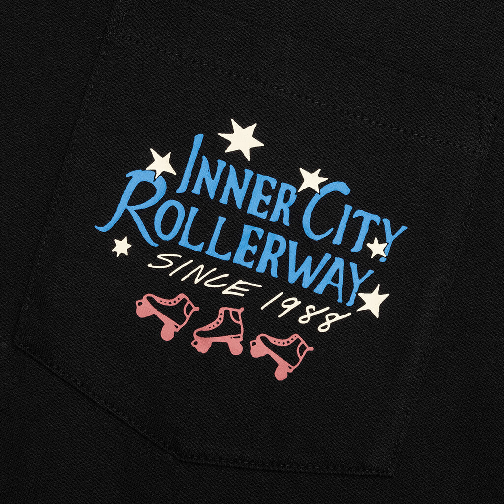 Inner City Rollerway S S Tee Black