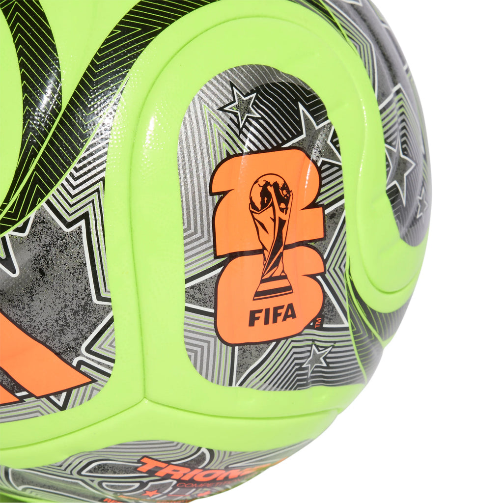 adidas WC Com WTR Soccer Ball Lemon Black Iron