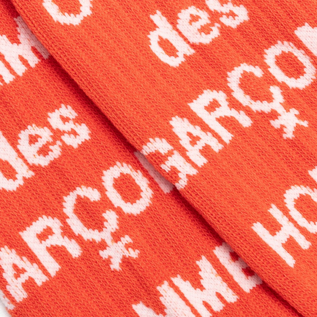 Logo Crew Socks Orange