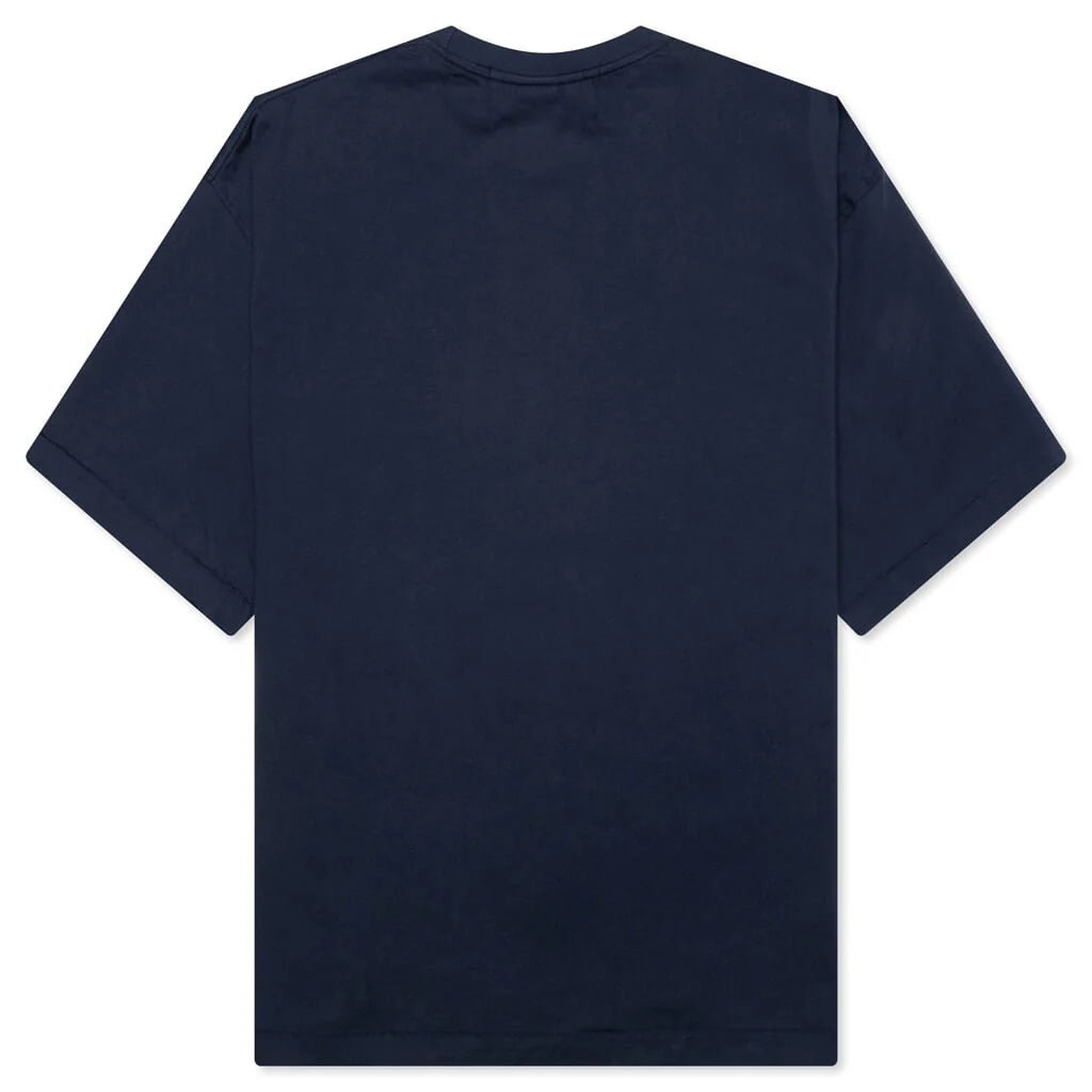 Anxiety Airbrush S S Tee Navy