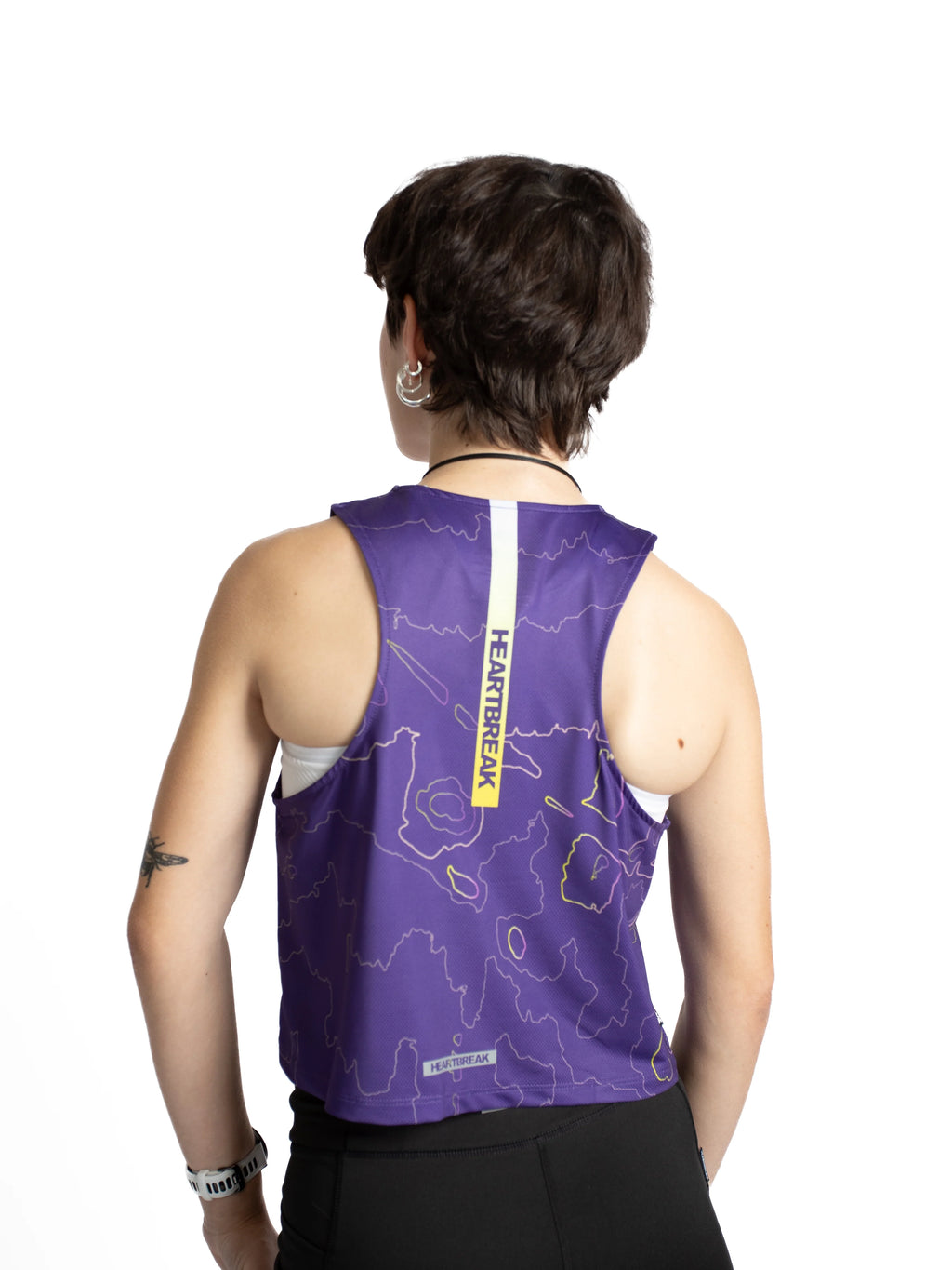 Heartbreak Womens Los Angeles Crop Singlet