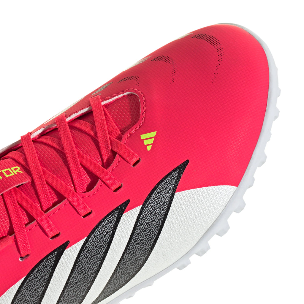 adidas Predator Club TF Turf Youth Soccer Cleats Red Black White