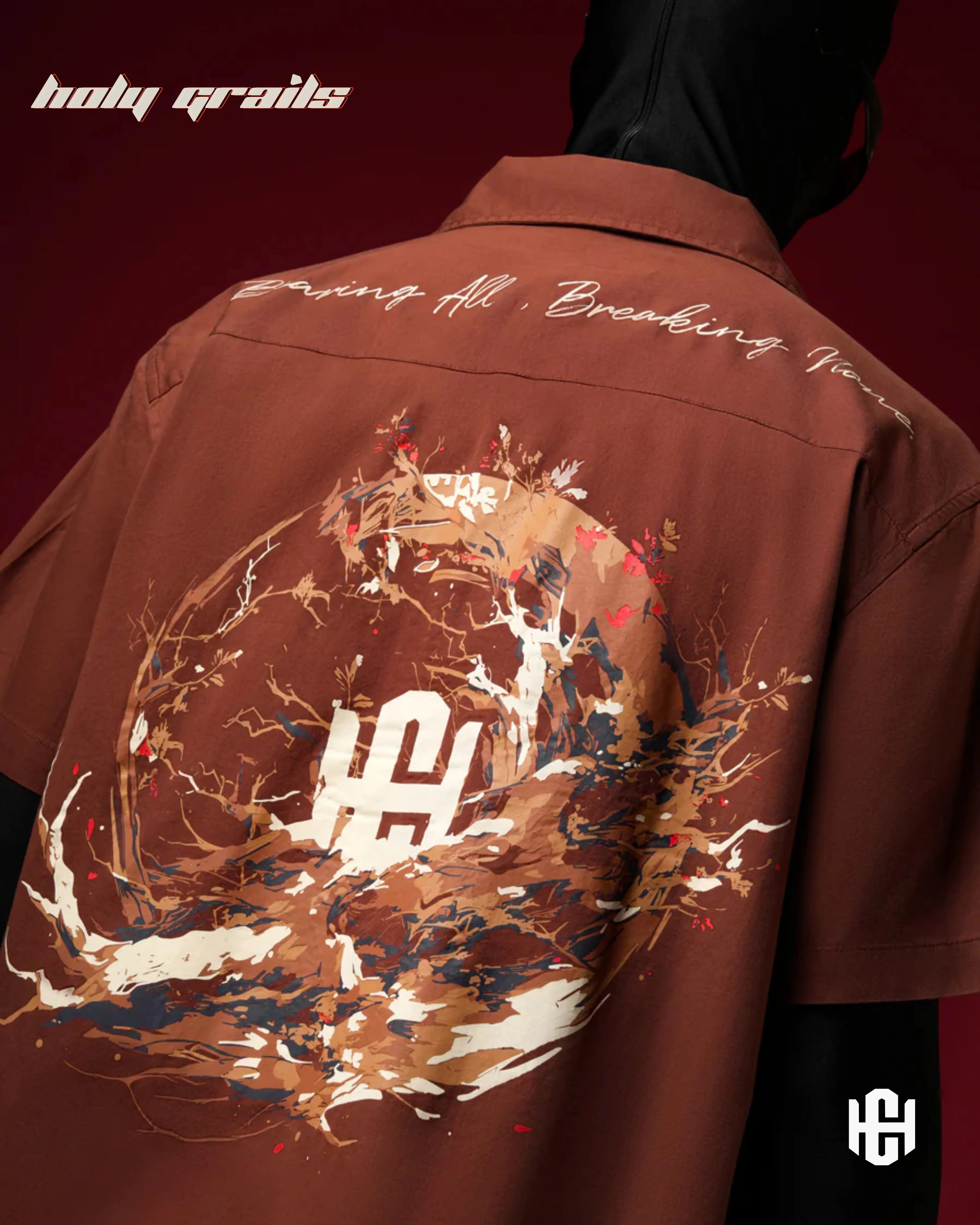 Rooted Bowling Earth Brown Shirt HG x Charactr