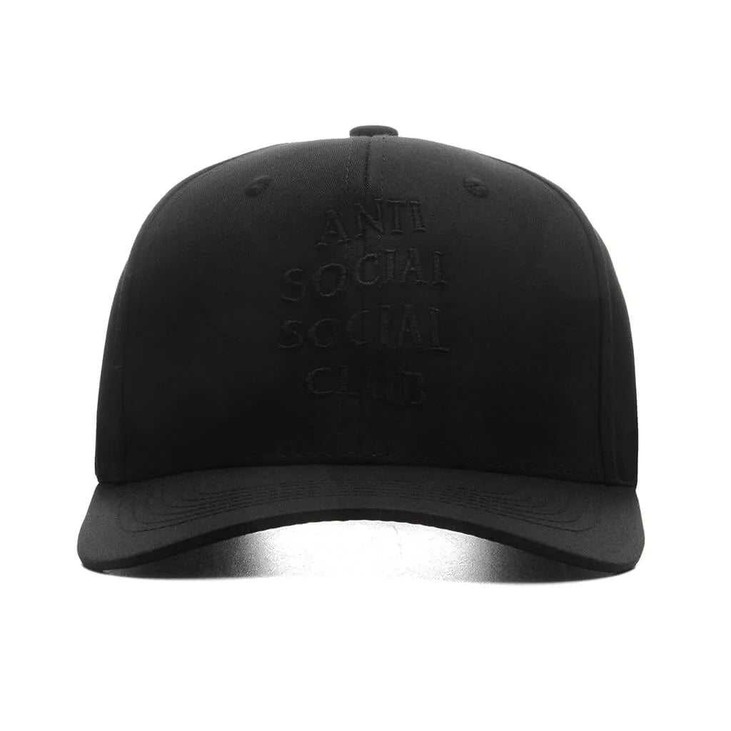 Tonal Embroidered Cap Black