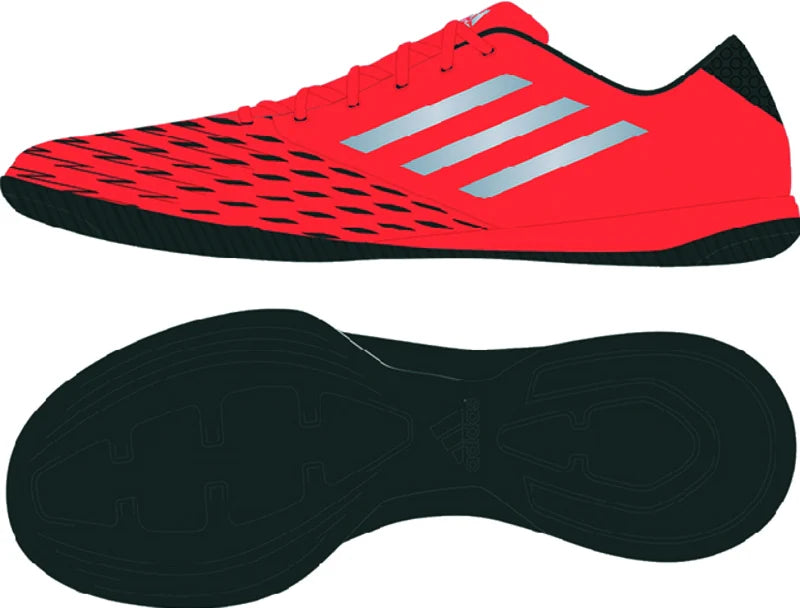 adidas FF Speedtrick IN Youth Soccer Shoes Red Black