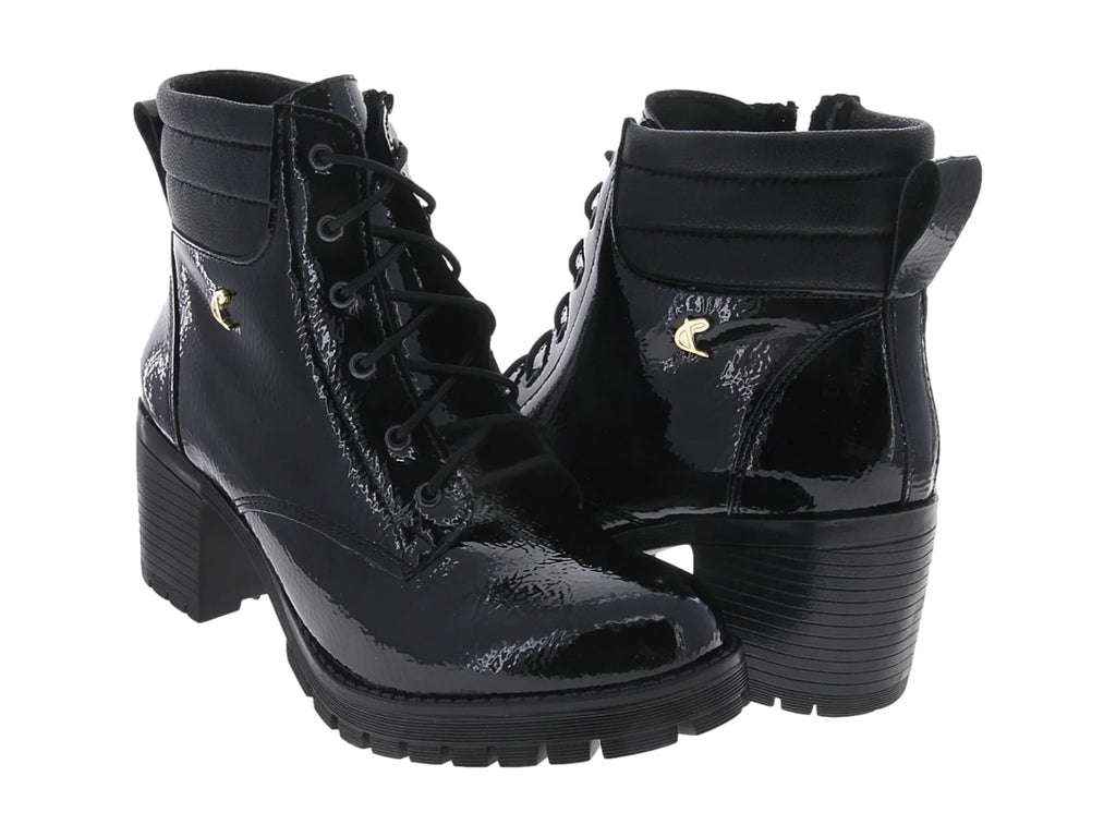 Botines Diva Charol Negro para Mujer