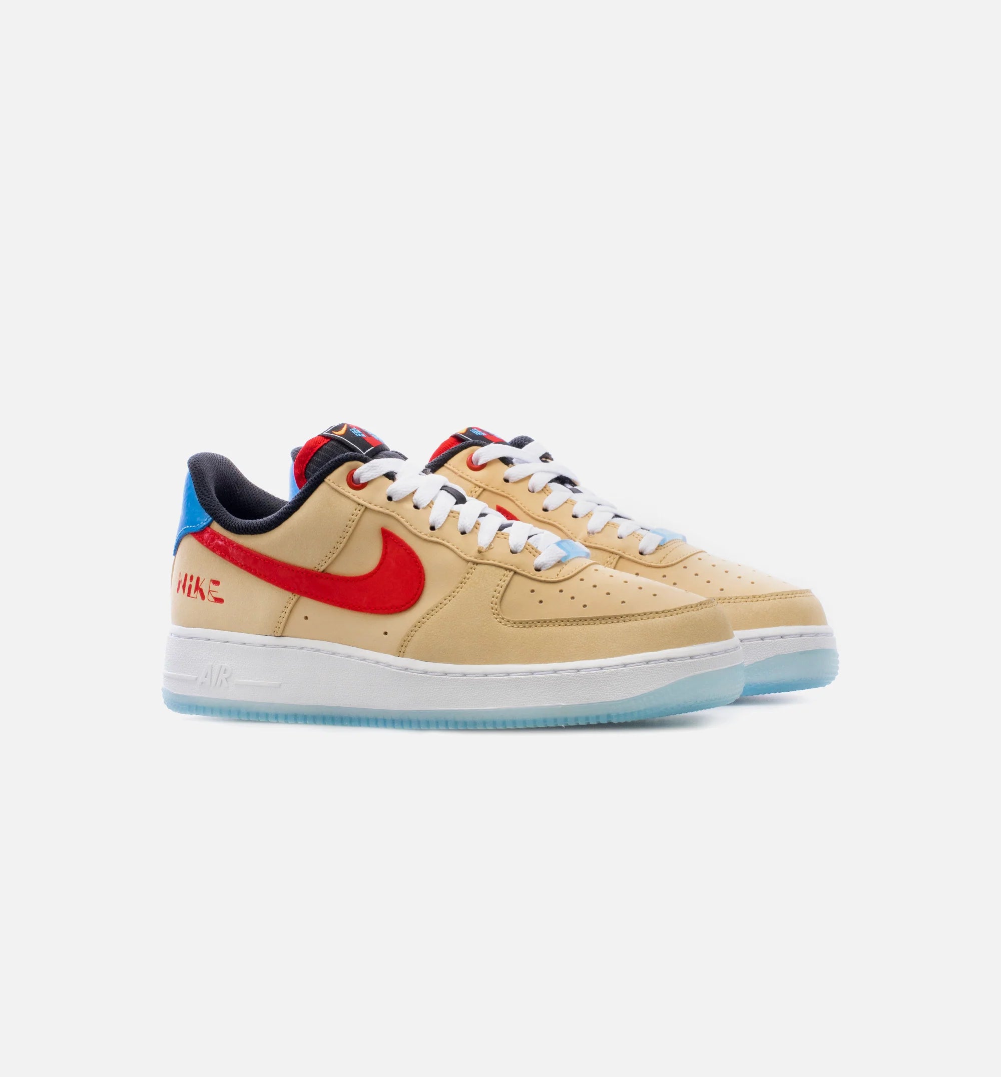 Air Force 1 Low Satellite Mens Lifestyle Shoe Beige Red