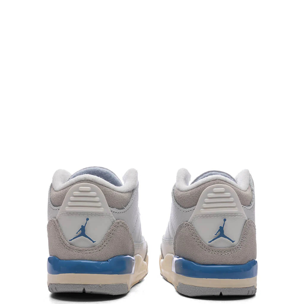 Air Jordan 3 Retro Lucky Shorts TD Summit White Hydrogen Blue Legend Blue