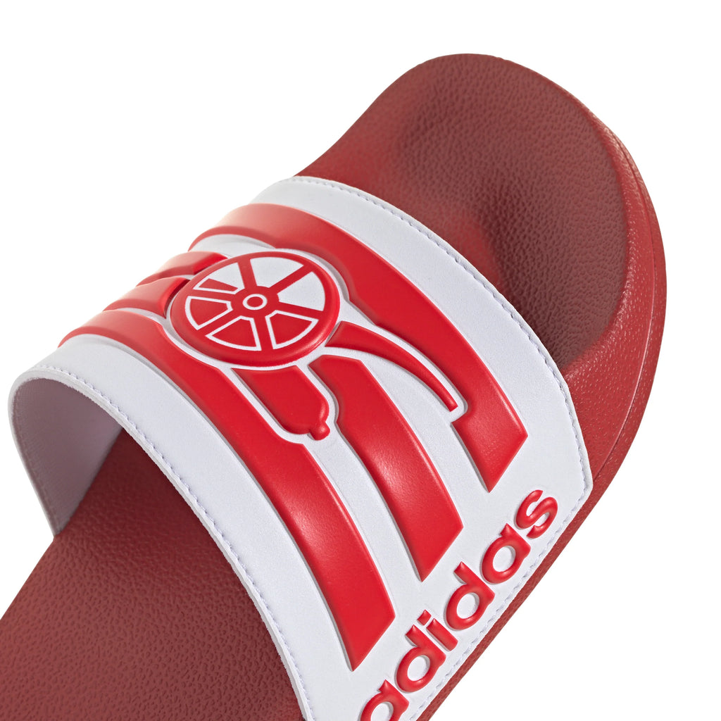 adidas Arsenal Adilette Shower Soccer Slides Red White