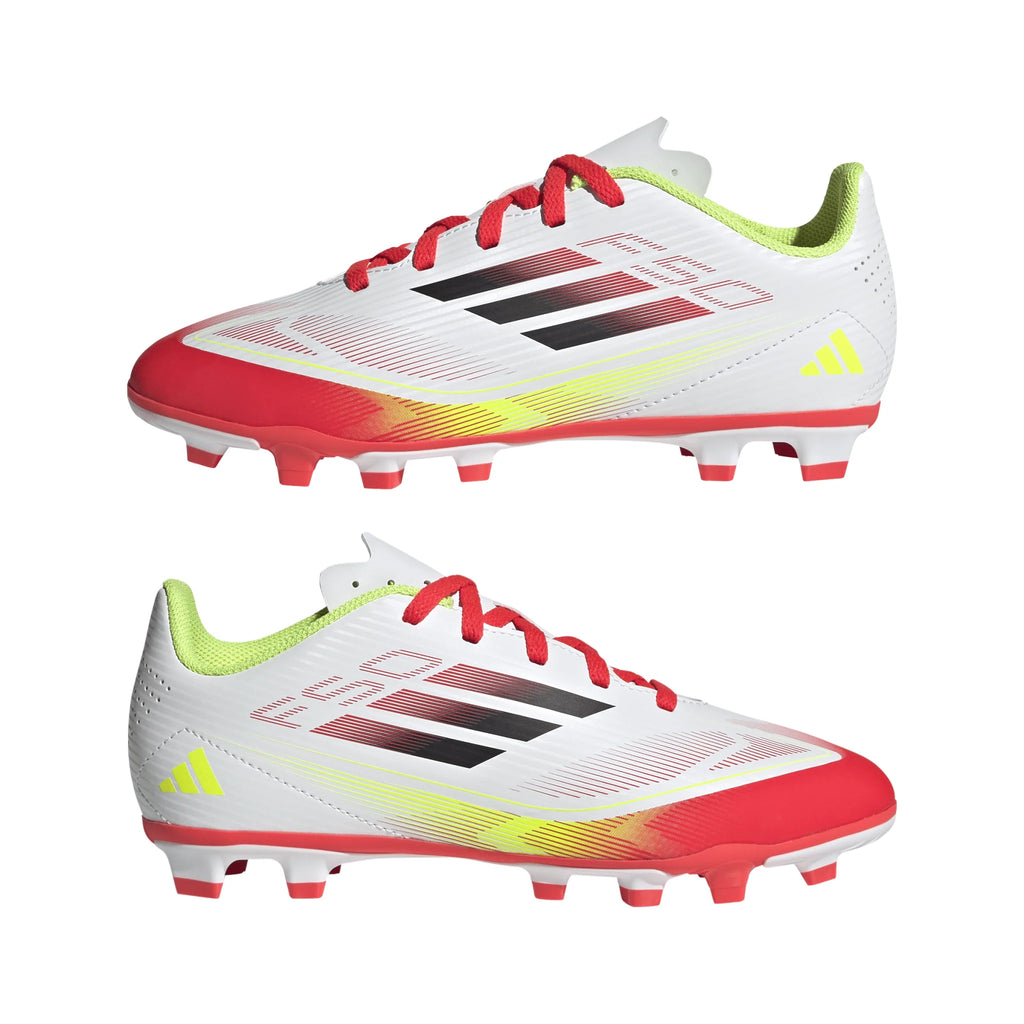 adidas F50 Club Firm Multi Ground Boots Kids White Black