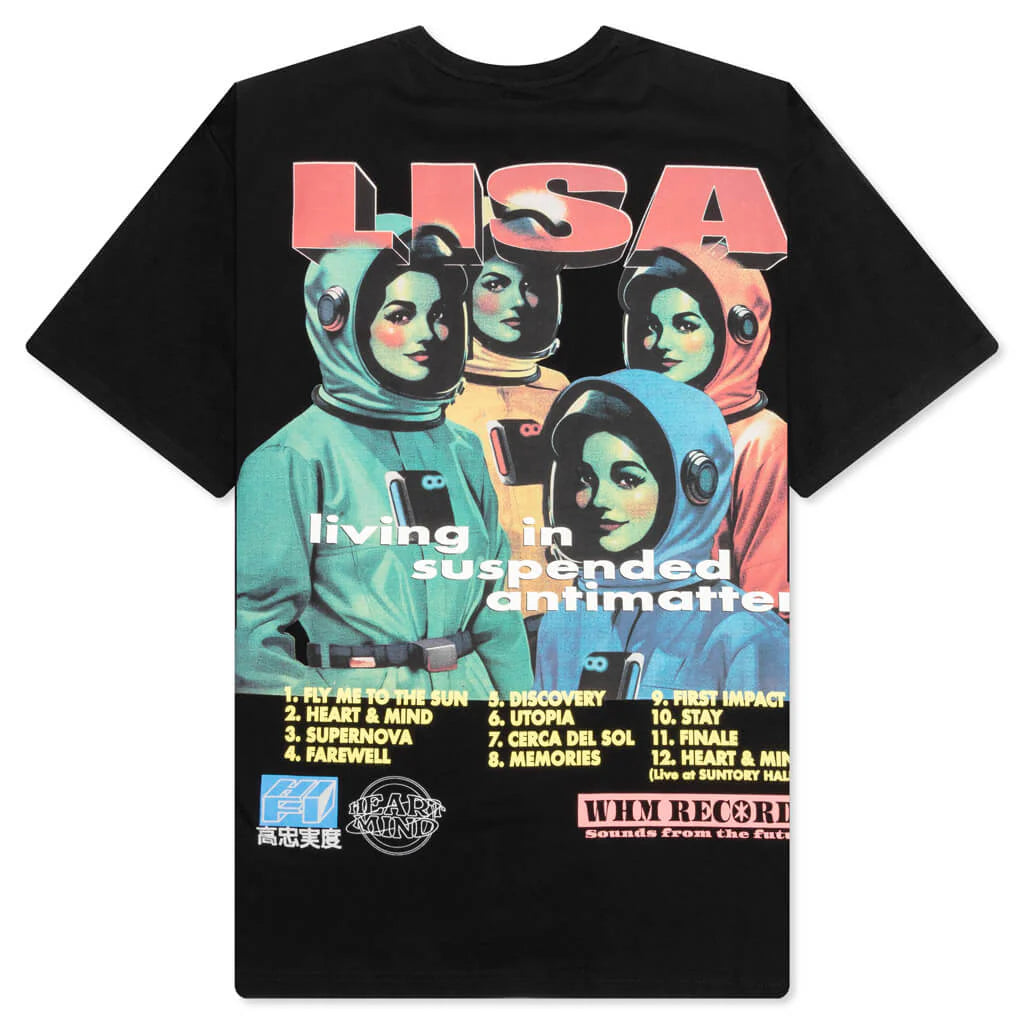 Whim Records S S Tee Black
