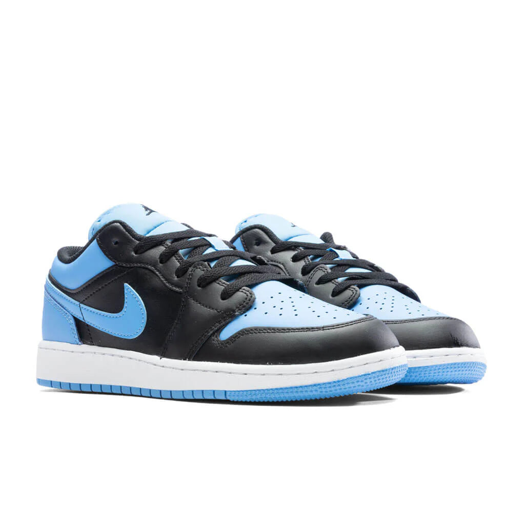 Air Jordan 1 Low GS Black Black University Blue