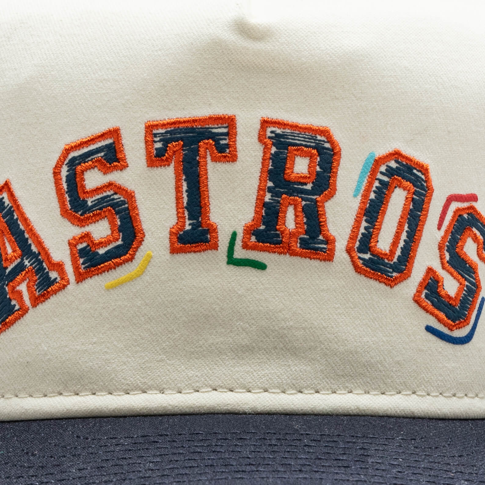 The Golfer Snapback Team Scribble Houston Astros