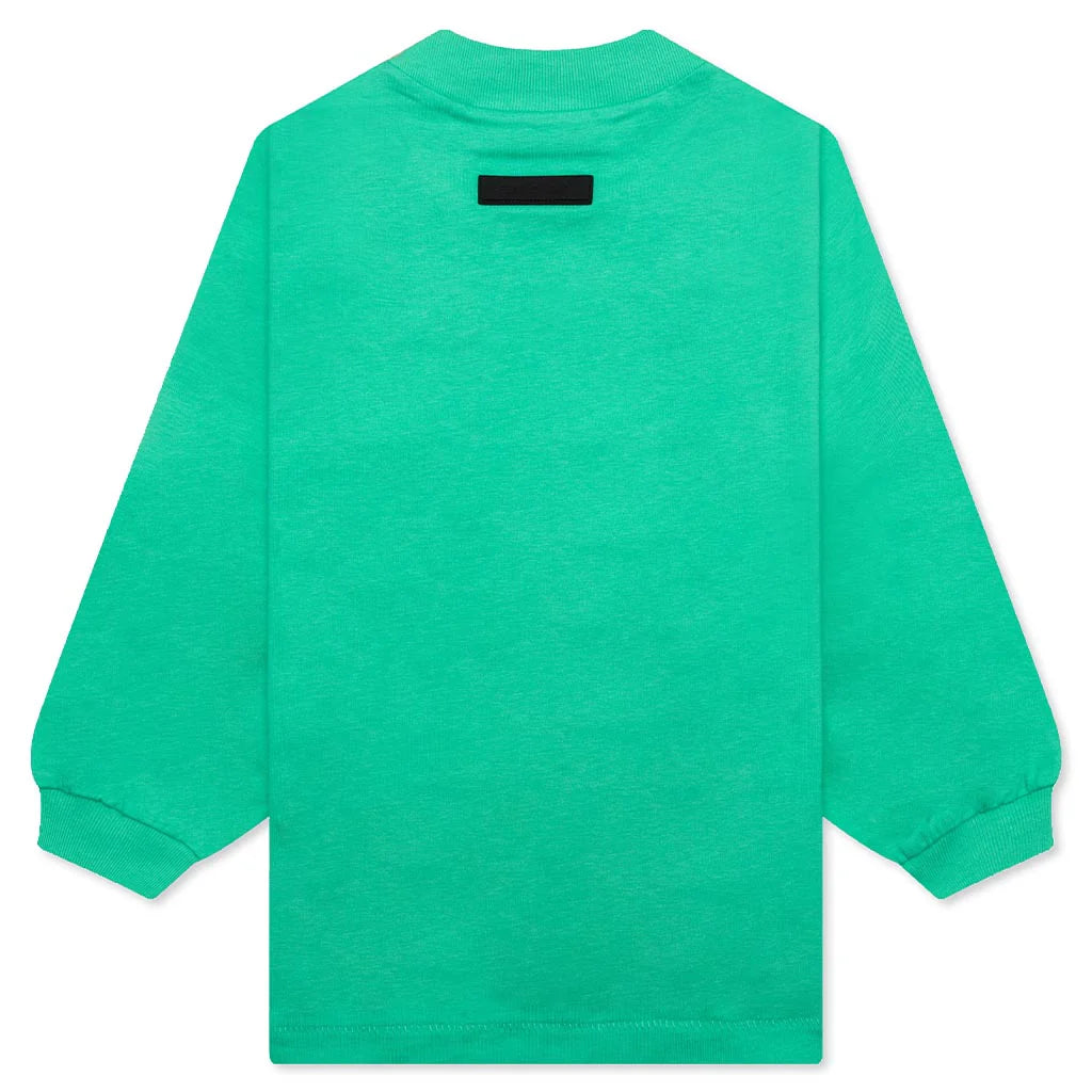 Kids L S Shirt Mint Leaf